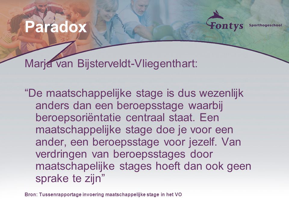 Paradox Marja van Bijsterveldt-Vliegenthart: