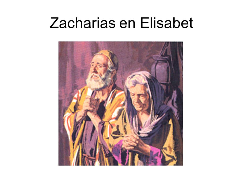 Zacharias en Elisabet