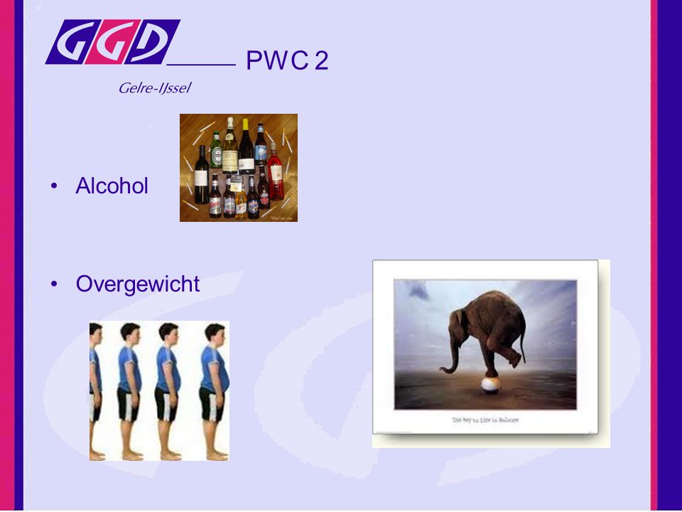 PWC 2 Alcohol Overgewicht