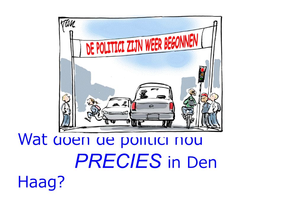 Wat doen de politici nou PRECIES in Den Haag