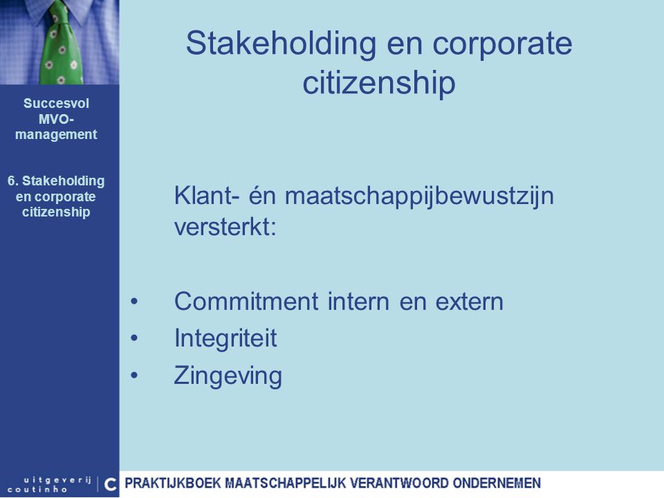 Stakeholding en corporate citizenship
