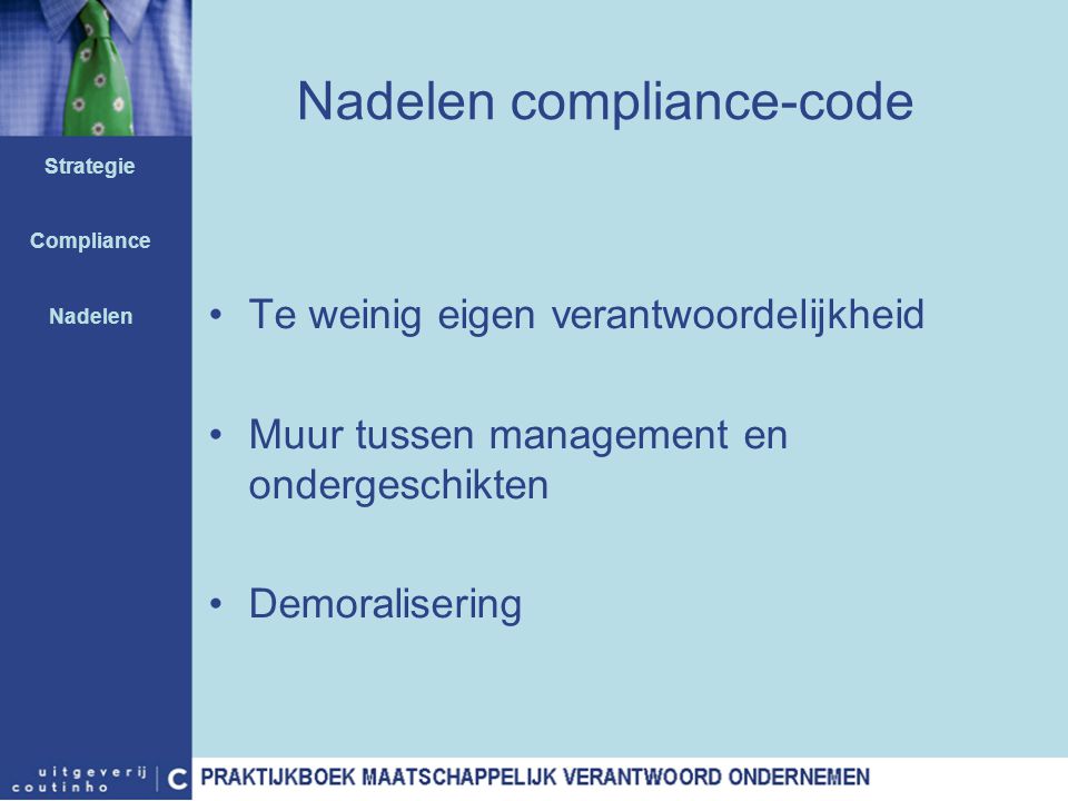 Nadelen compliance-code