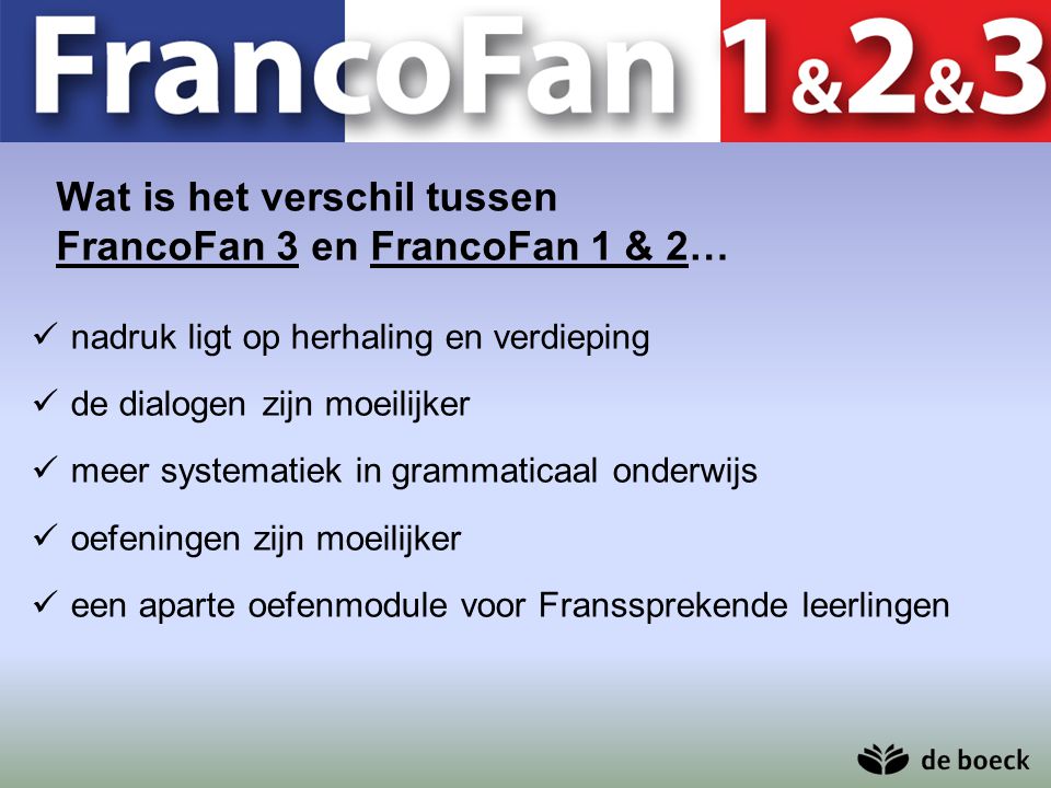 Wat is het verschil tussen FrancoFan 3 en FrancoFan 1 & 2…