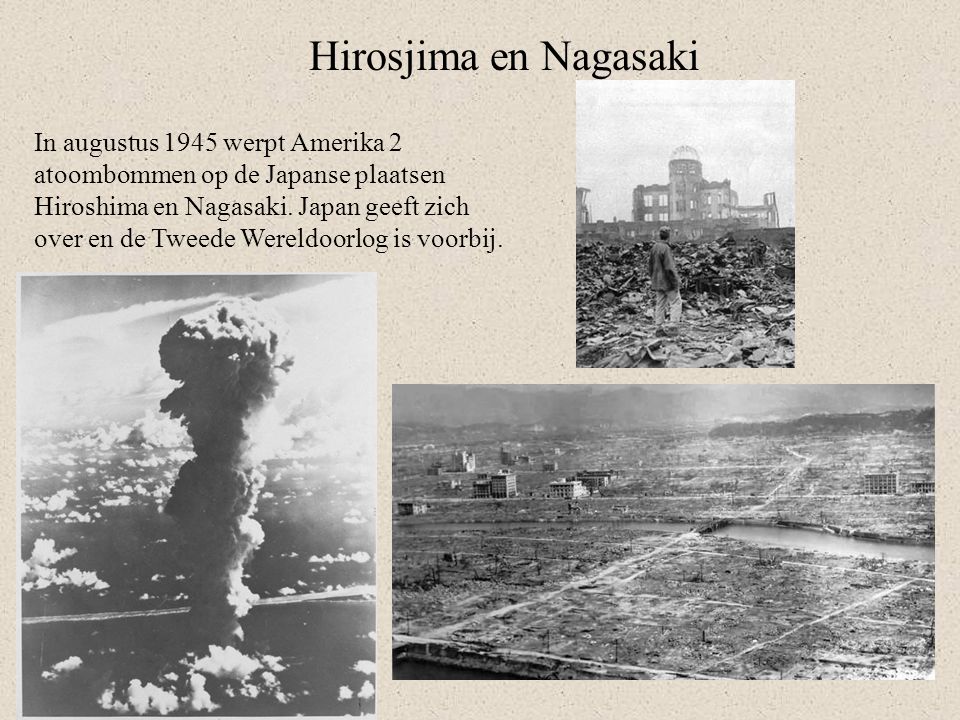 Hirosjima en Nagasaki
