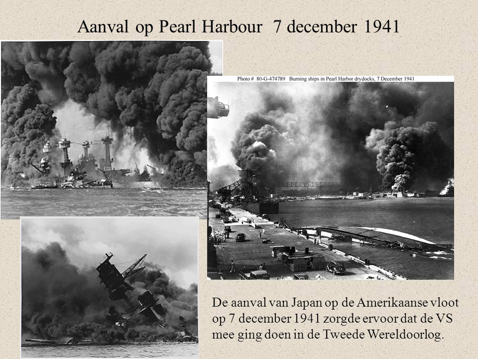 Aanval op Pearl Harbour 7 december 1941