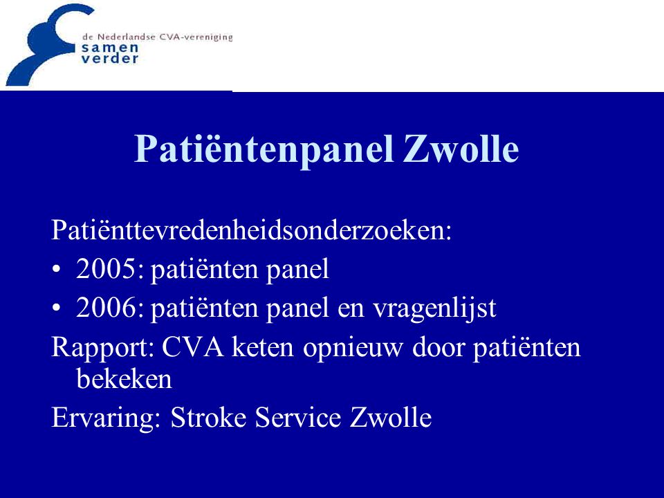 Patiëntenpanel Zwolle