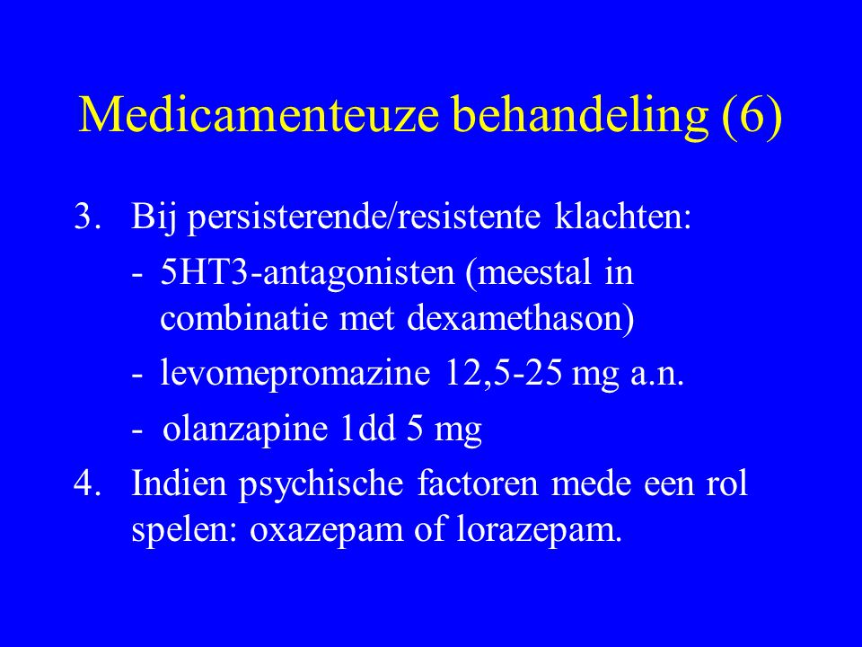 Medicamenteuze behandeling (6)