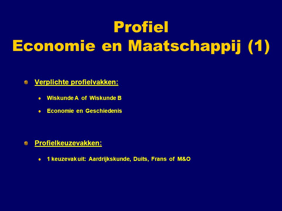 Profiel Economie en Maatschappij (1)