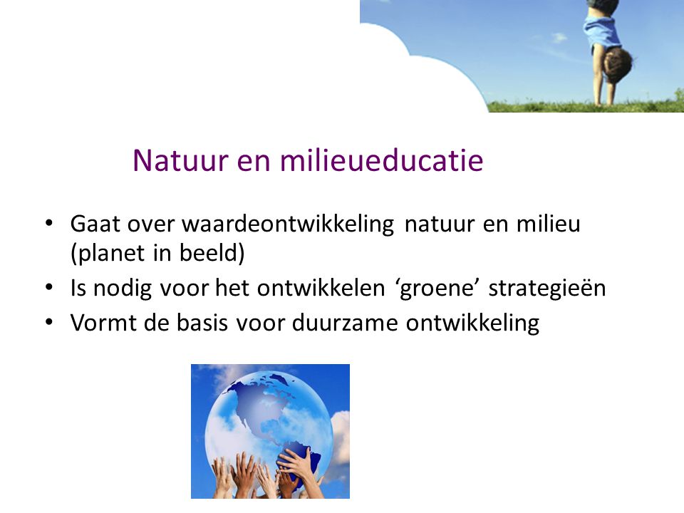 Natuur en milieueducatie