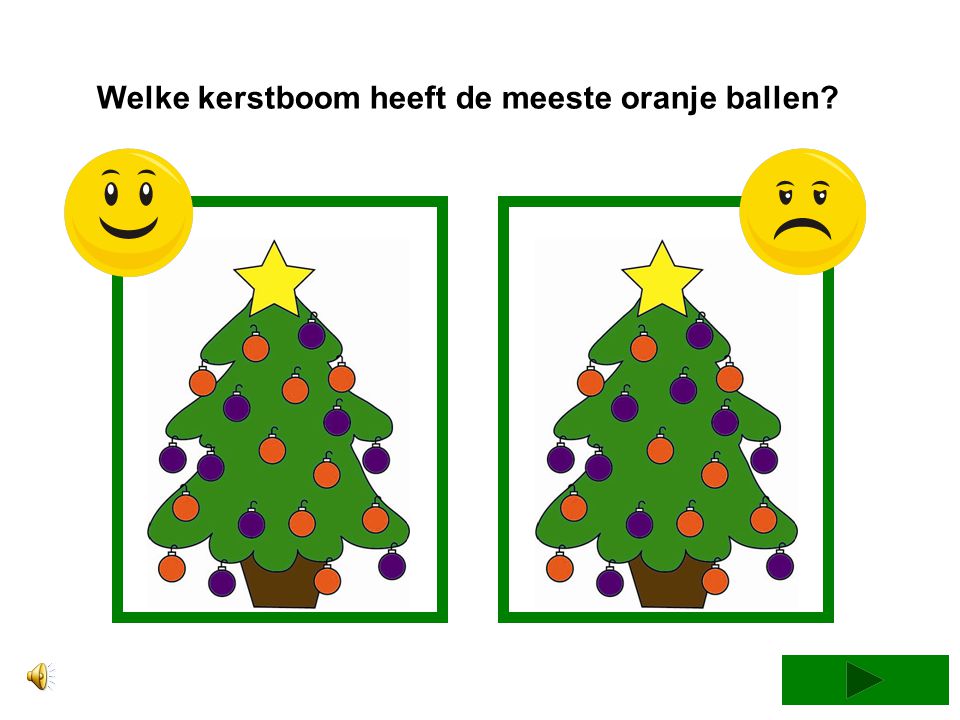 Welke kerstboom heeft de meeste oranje ballen