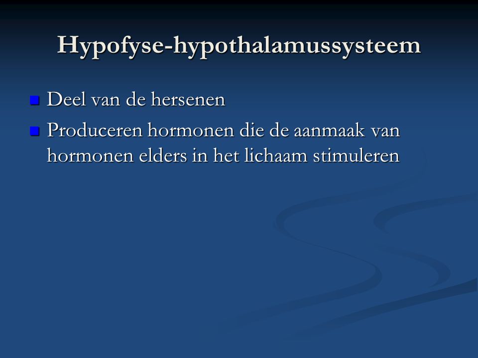 Hypofyse-hypothalamussysteem