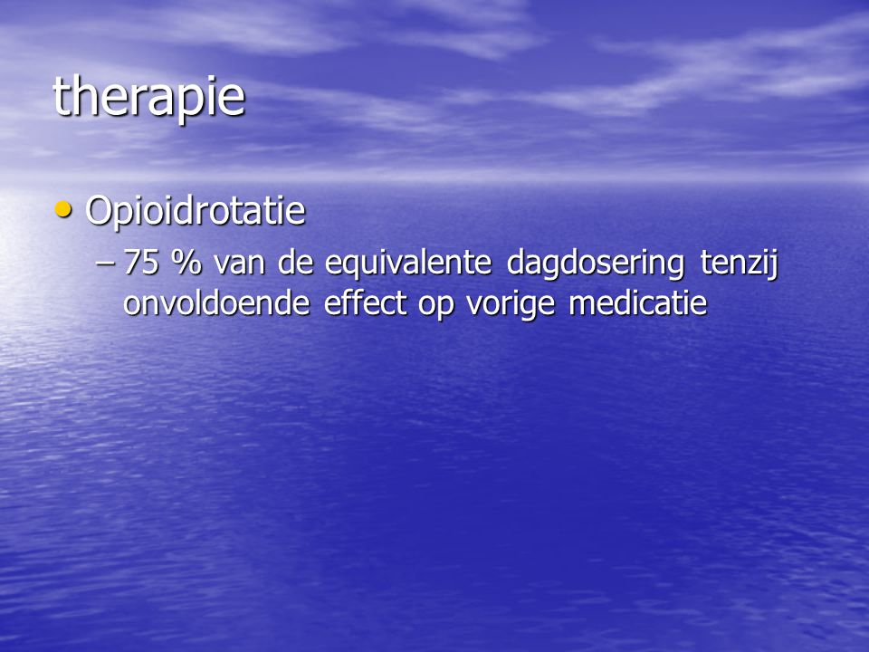 therapie Opioidrotatie