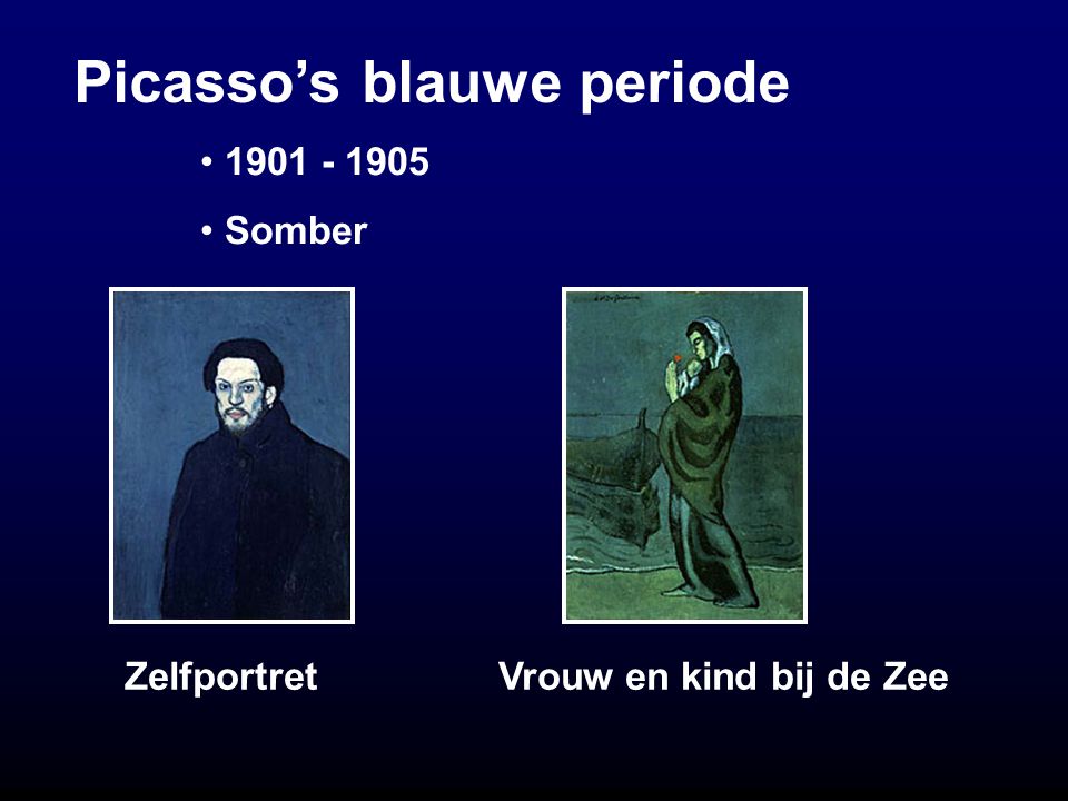 Picasso’s blauwe periode