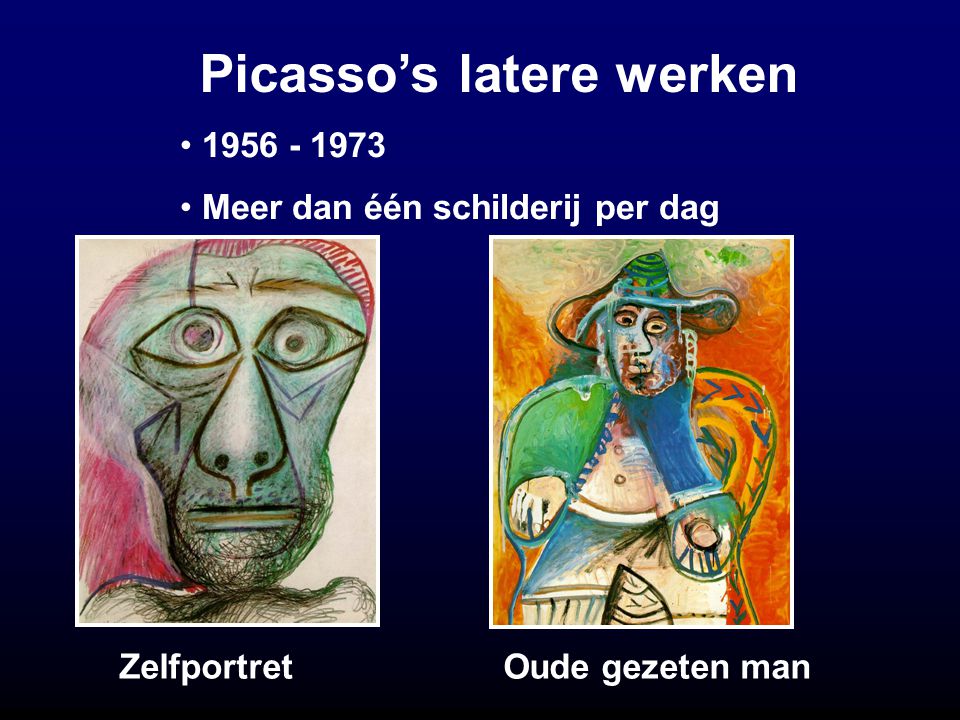 Picasso’s latere werken