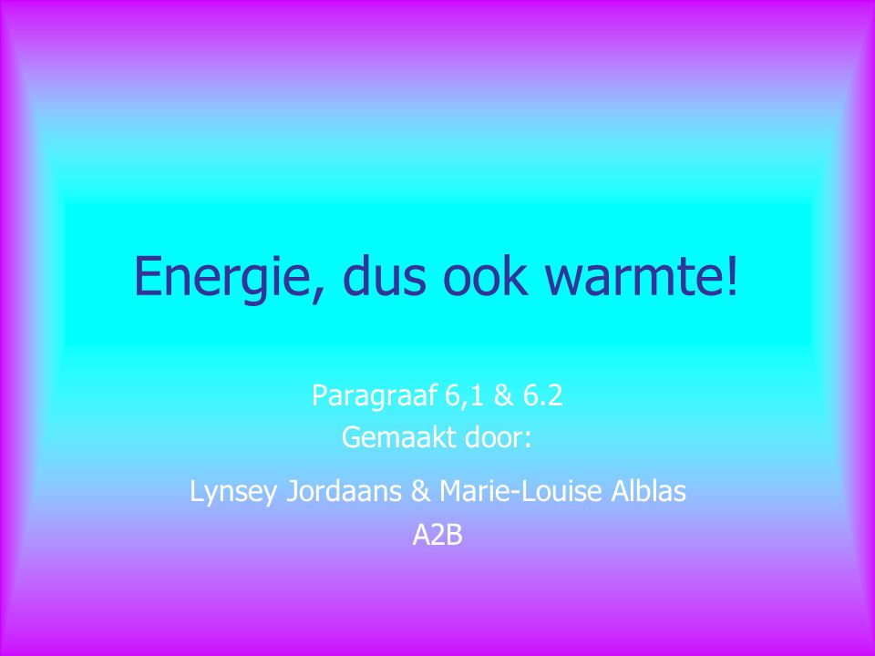 Lynsey Jordaans & Marie-Louise Alblas