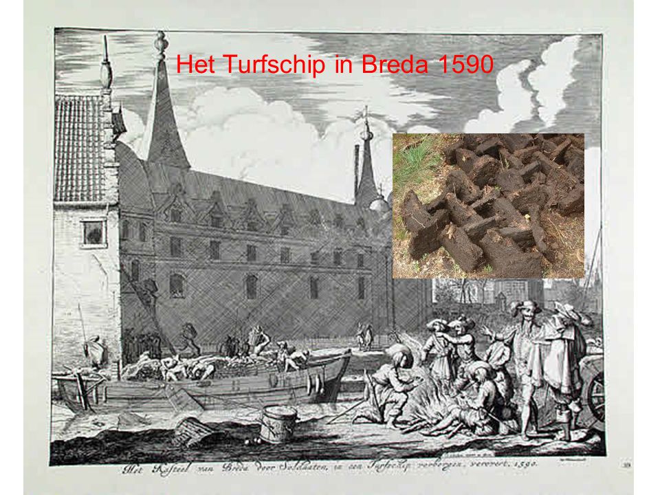 Het Turfschip in Breda 1590