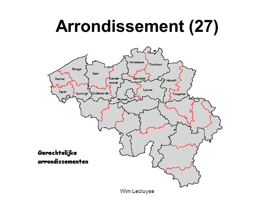 Arrondissement (27) Wim Lecluyse