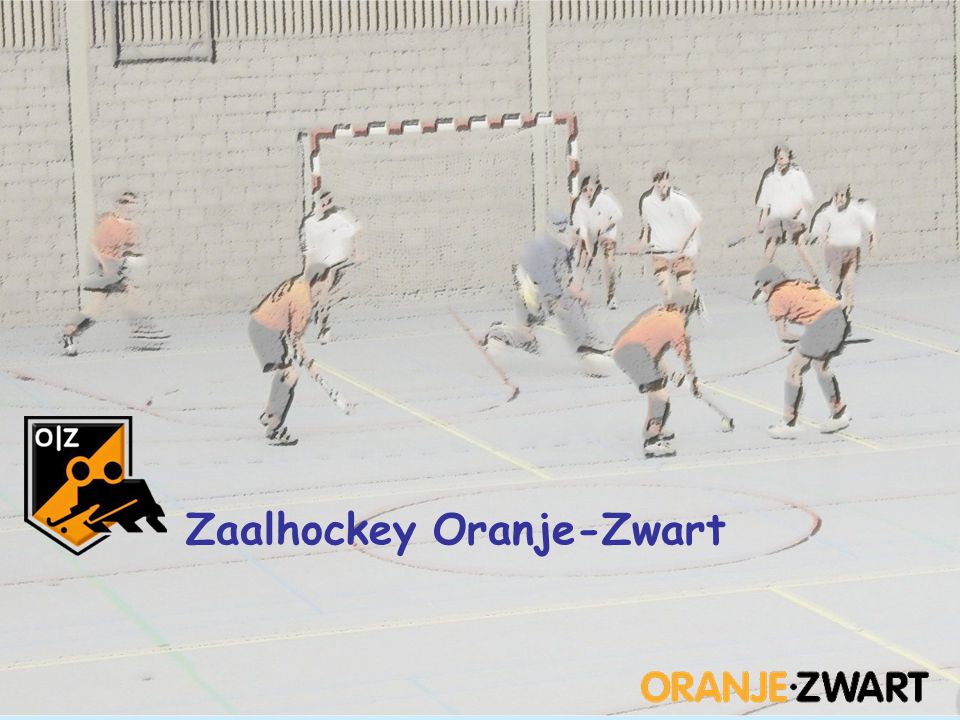 Zaalhockey Oranje-Zwart