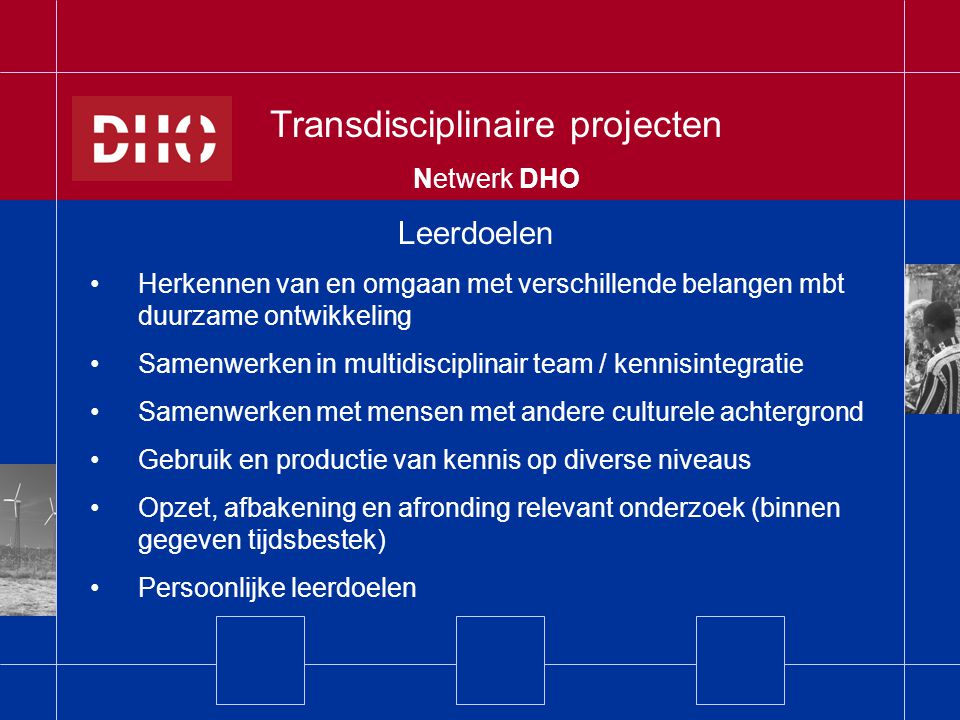 Transdisciplinaire projecten