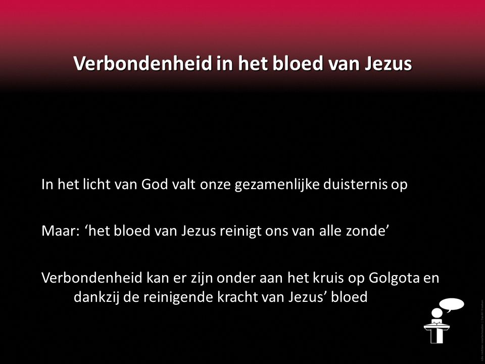 Verbondenheid in het bloed van Jezus