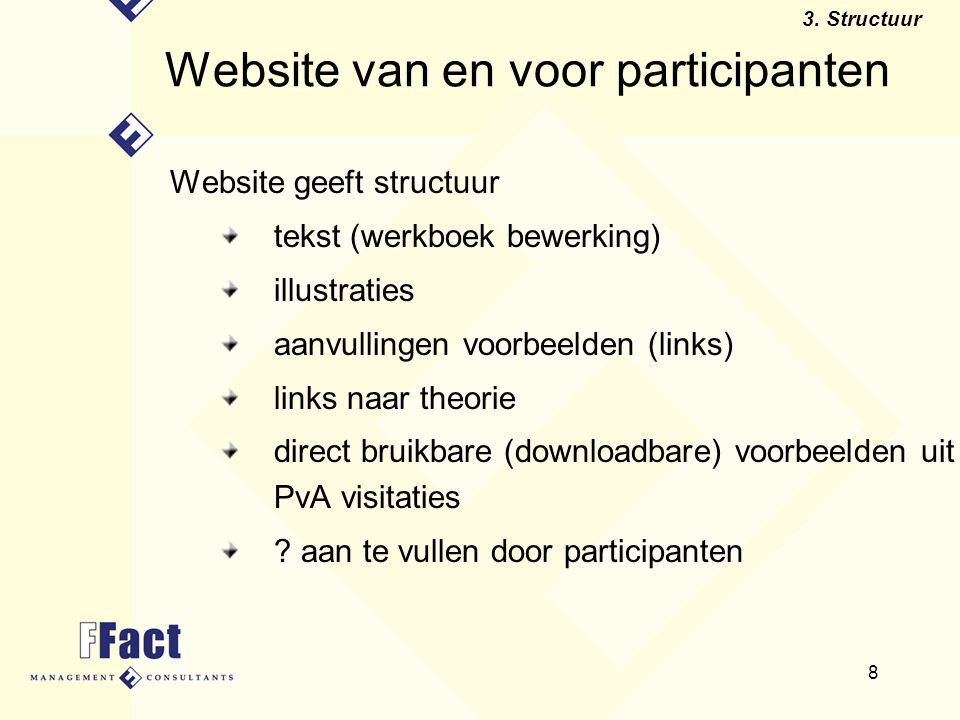 Website van en voor participanten