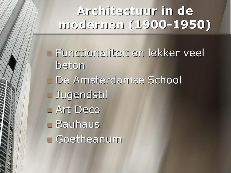 Architectuur in de modernen ( )