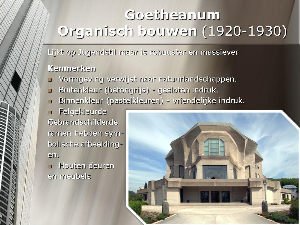 Goetheanum Organisch bouwen ( )