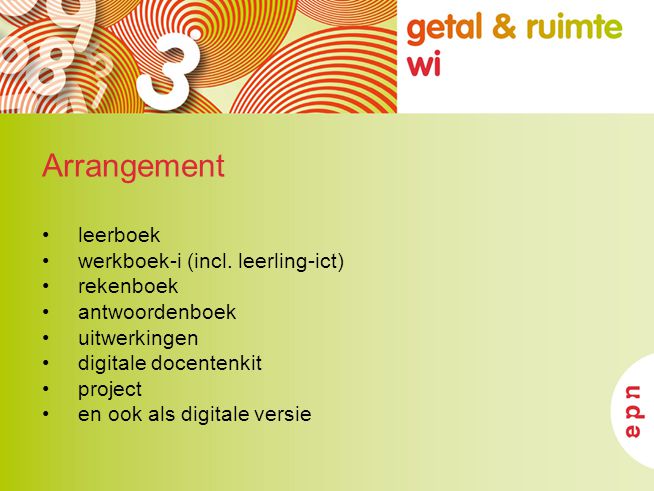 Arrangement leerboek werkboek-i (incl. leerling-ict) rekenboek