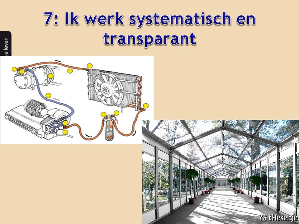 7: Ik werk systematisch en transparant