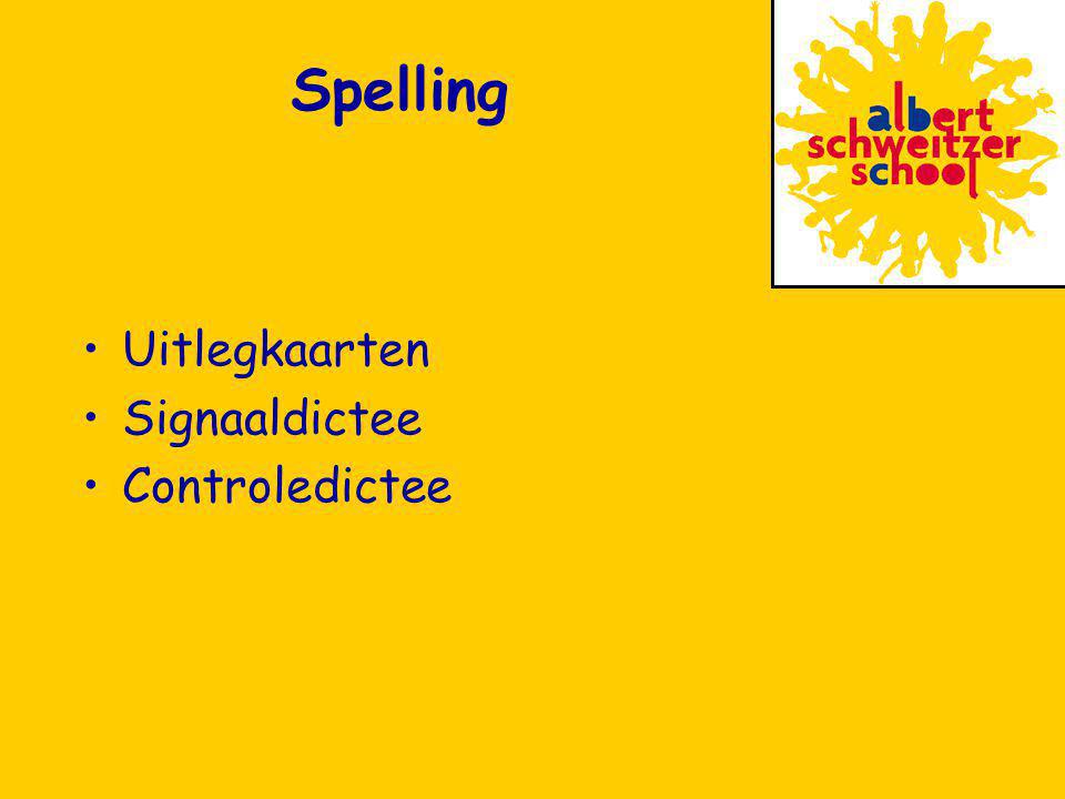 Spelling Uitlegkaarten Signaaldictee Controledictee