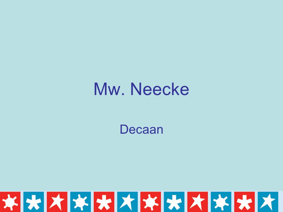 Mw. Neecke Decaan