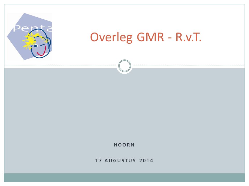 Overleg GMR - R.v.T. Hoorn 5 april 2017
