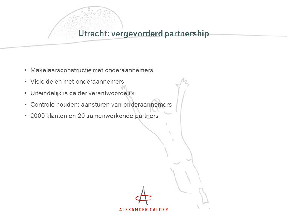 Utrecht: vergevorderd partnership