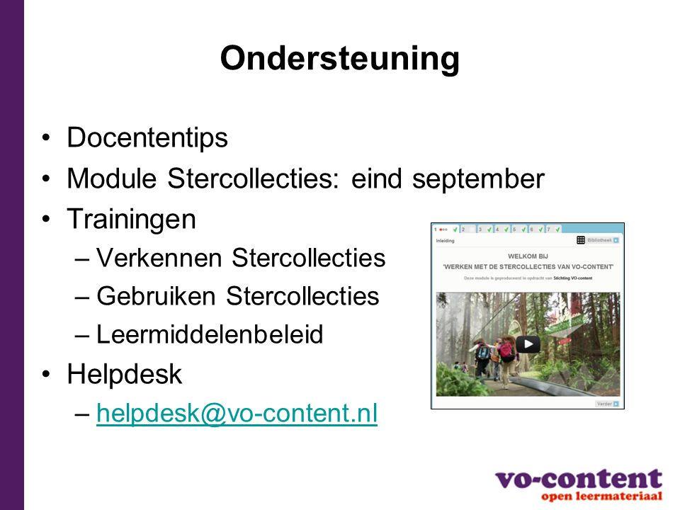 Stercollecties Van VO-content - Ppt Download