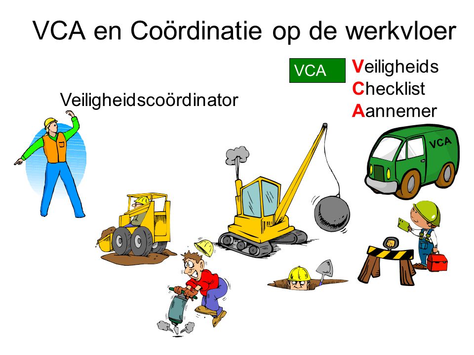 VCA en Coördinatie op de werkvloer