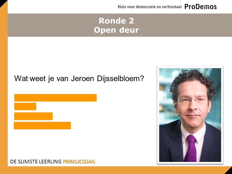 Wat weet je van Jeroen Dijsselbloem Minister van Financiën PvdA