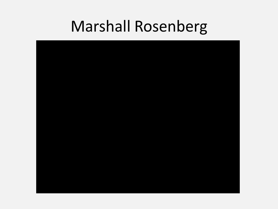 Marshall Rosenberg