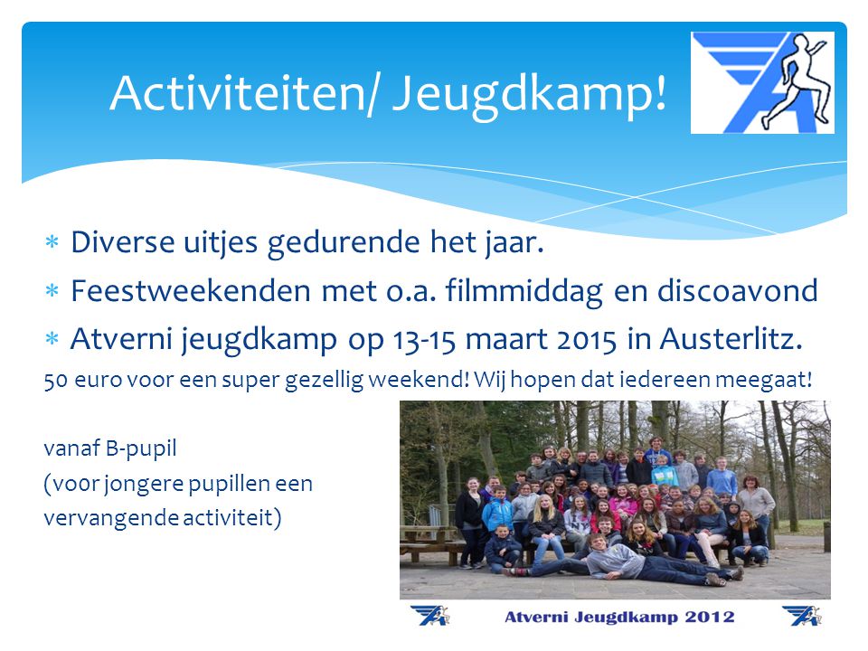 Pupillen En Junioren Ouderavond Pupillen En Junioren Ppt Download