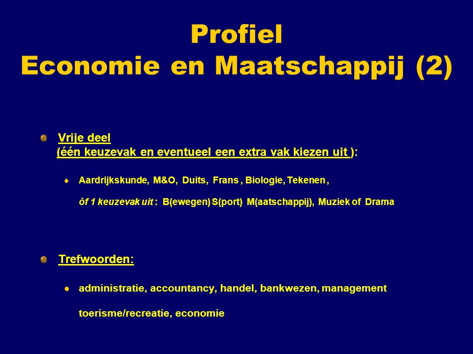 Profiel Economie en Maatschappij (2)