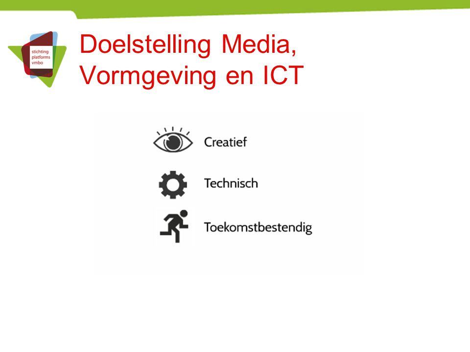 Doelstelling Media, Vormgeving en ICT