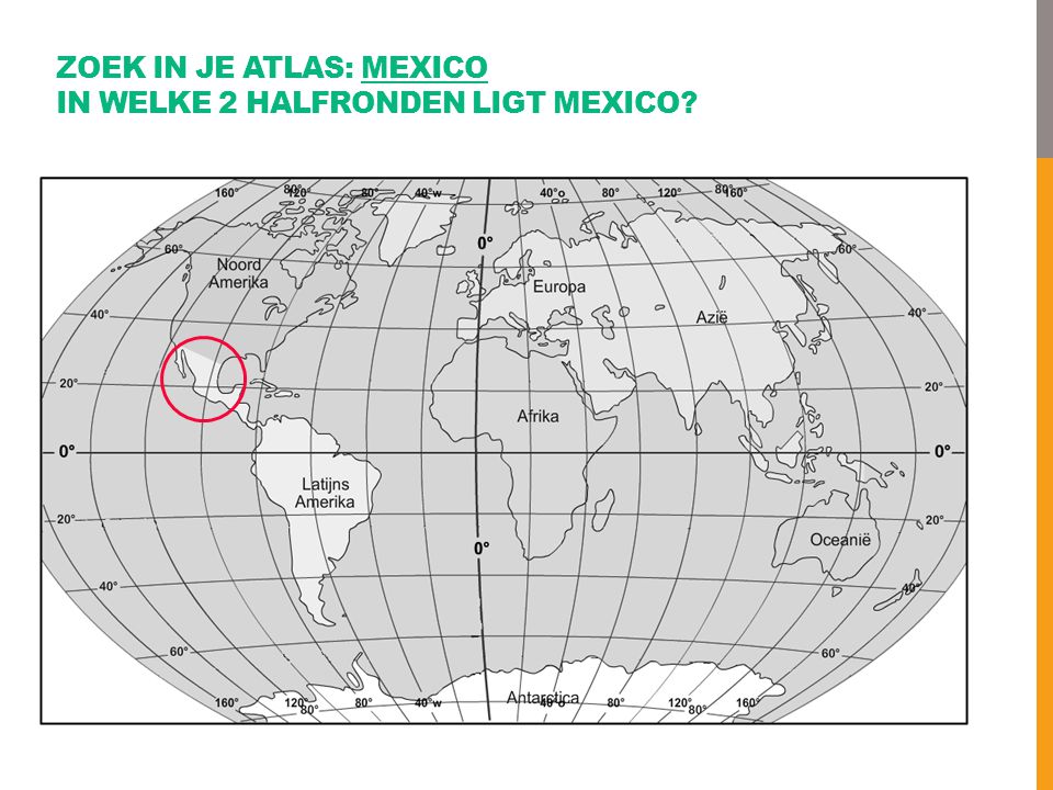 Zoek in je atlas: Mexico
