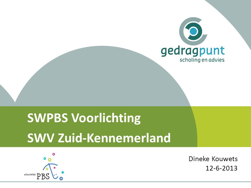 SWPBS Voorlichting SWV Zuid-Kennemerland