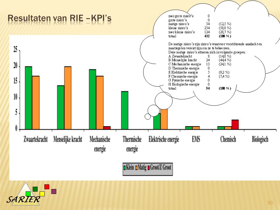 Resultaten van RIE –KPI’s