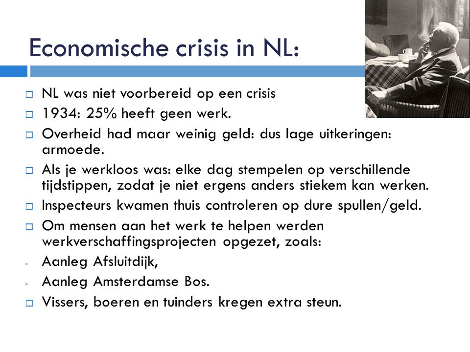 Economische crisis in NL: