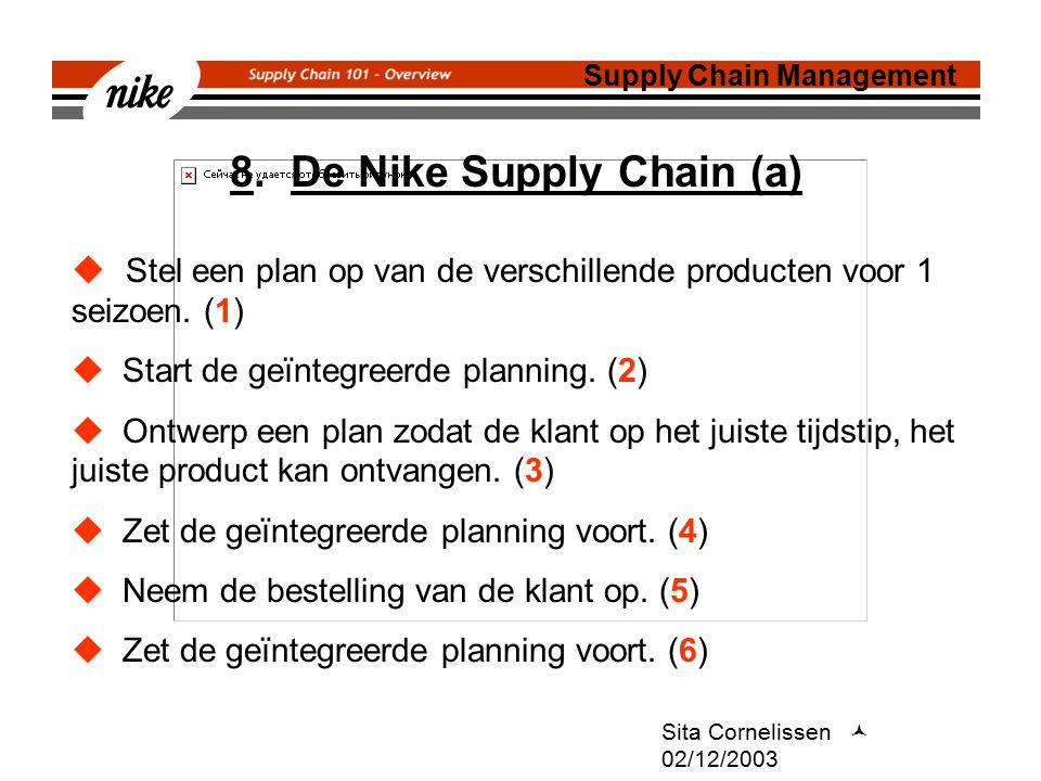 8. De Nike Supply Chain (a)