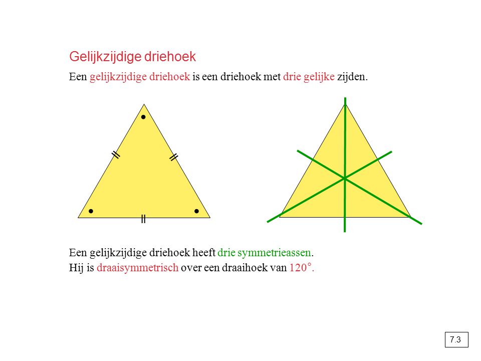 Gelijkzijdige driehoek
