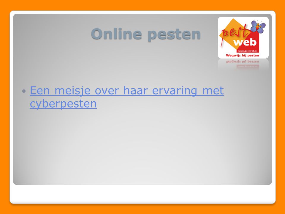 Online pesten Een meisje over haar ervaring met cyberpesten