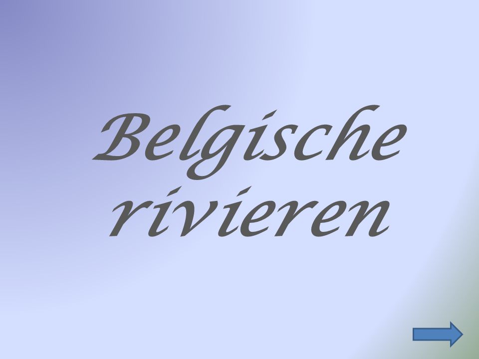 Belgische rivieren