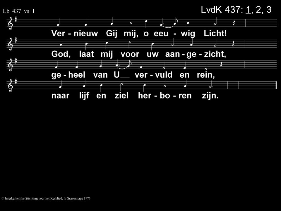LvdK 437: 1, 2, 3