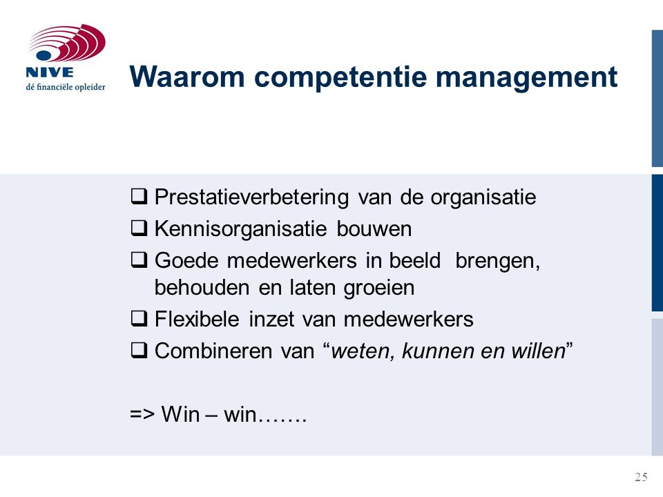 Waarom competentie management